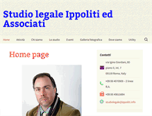 Tablet Screenshot of ippoliti.info